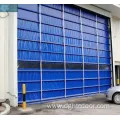 Industrial Wind Resistant Fabric Stacking PVC Door